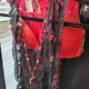 NWT Love Handmade Beaded Necklace Sz24 inches